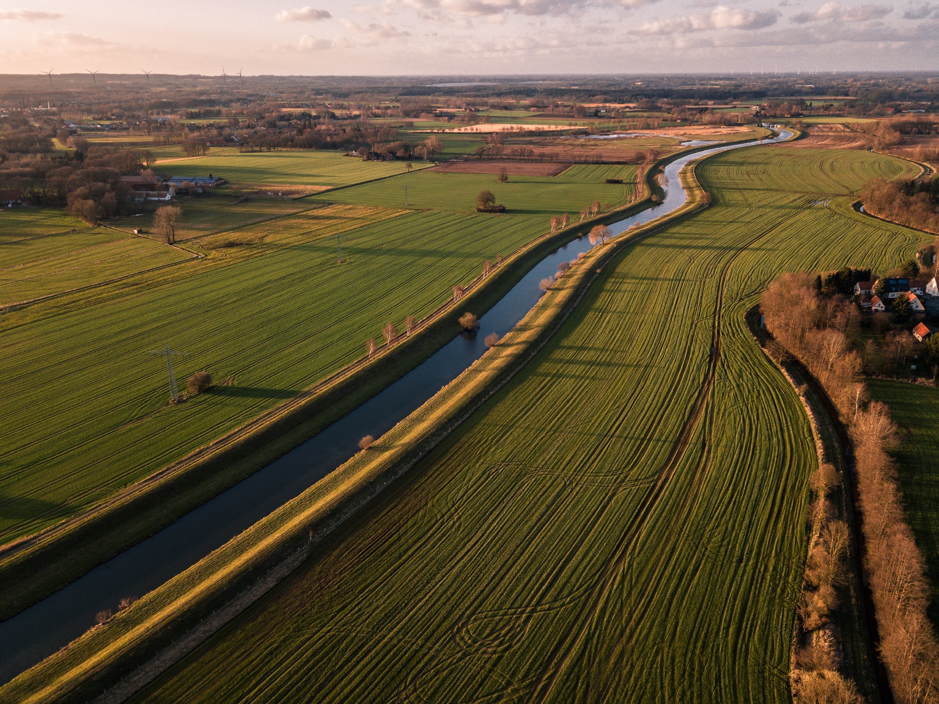 irrigation solution on farmland